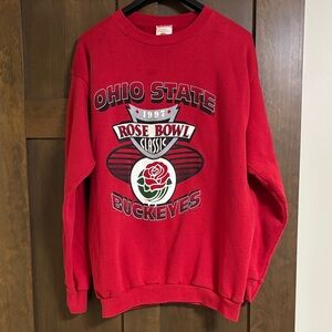 Vintage 1997 Ohio State Buckeyes Rose Bowl Classic College Sweatshirt Size XL